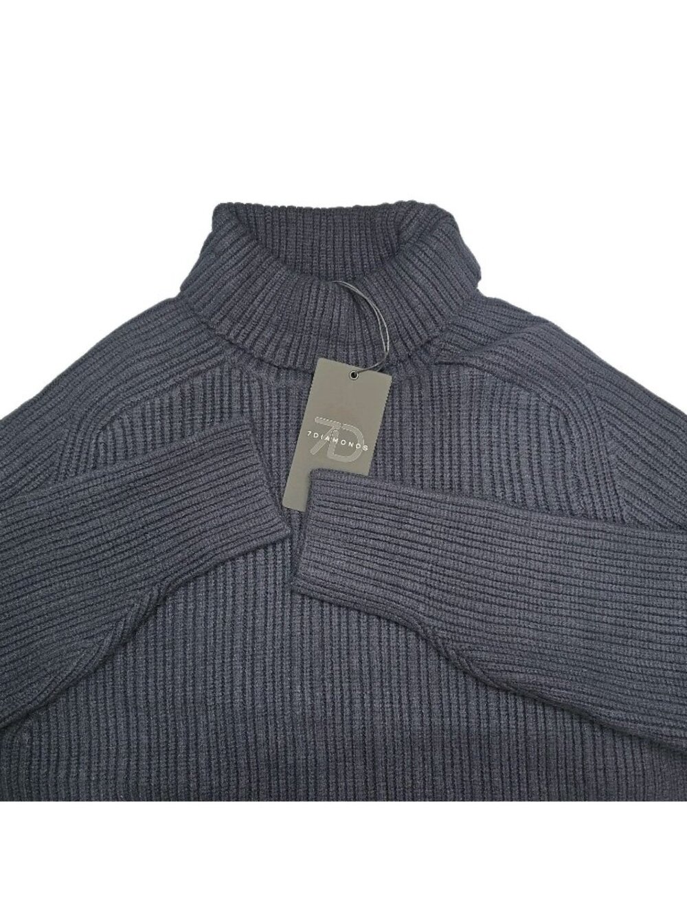 7 Diamonds Twin City Navy Blue Turtleneck Sweater Mens XL NWT Winter Comfort
